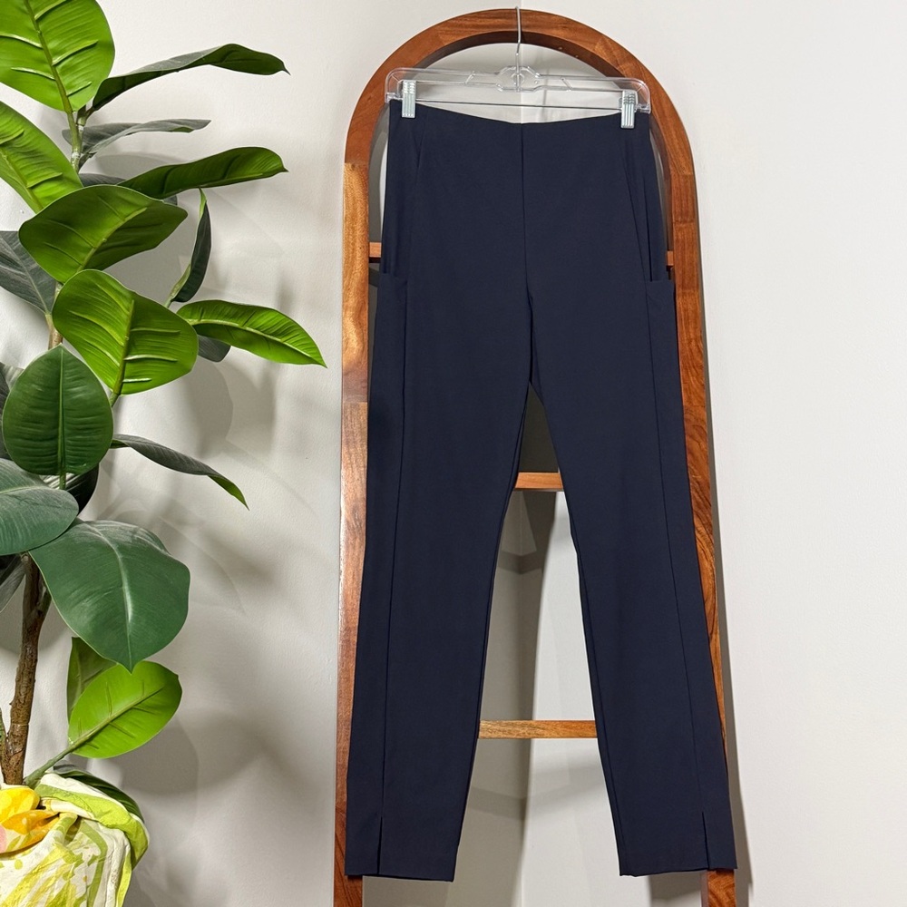 Athleta 4 Charcoal Gray Stash Pocket Wander Slim Ankle Pants